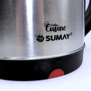 Chaleira Jarra Elétrica Bule 1,8 Litros Aço Escovado 1000w Sumay Cusine - Imagem 6