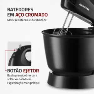 Batedeira Prática Mondial 400W - B-44-B - Imagem 5