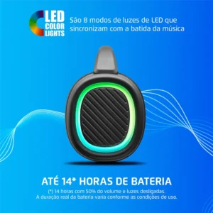 Caixa De Som Boombox Mondial Xsound- Bx-100-bl - 100w Cor Preto - Imagem 4