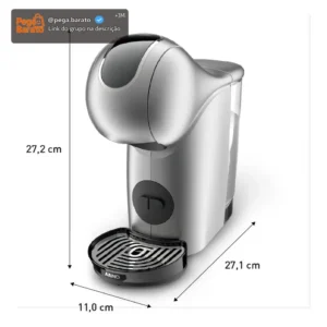 Nescafé Dolce Gusto Arno Genio S Touch Cinza Dgs4 Cor Prata - Imagem 1
