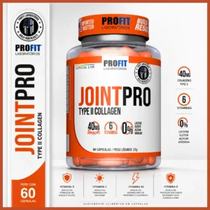 Joint Pro Colágeno Tipo 2 Com Vitamina C - 60caps - Profit Sabor Without flavor - Imagem 8