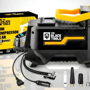Compressor Portátil De Ar 120w De Encher Pneu Carro Moto - Imagem 1
