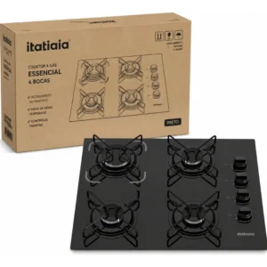 Cooktop Itatiaia Essencial 4 Bocas cor Preto - Imagem 6
