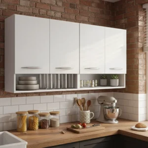 Armário De Cozinha 4 Portas Com Design Atual Aéreo - Imagem 5