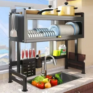 Escorredor De Pratos E Louça Cozinha Suspensa Reforçado 85cm - Imagem 1