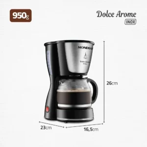 Cafeteira Elétrica Dolce Arome Mondial 550W - C-30-18X-FB - Imagem 7