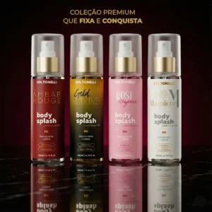 Kit 4 Body Splash Feminino 200ml Perfume De Luxo Colônia Iza - Imagem 4