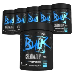 Kit 6x Creatina Monohidratada 100% Pura 300g Bulk Nutrition - Imagem 1