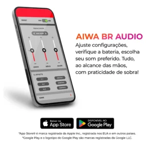 Fone De Ouvido AWS-EB-05-W Earbud Branco Aiwa Bivolt Branco - Imagem 7