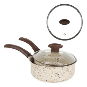 Jogo De Panelas 11 Peças Dona Chefa Baunilha Antiaderente Com Panela De Pressão 4,5l E Utensílios Nylon - Imagem 5