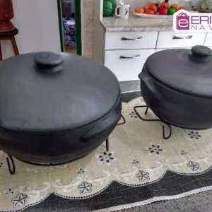 Kit Panelas De Barro Capixaba 3 E 5 Litros + Suporte - Imagem 3