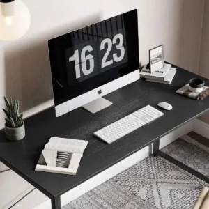 Escrivaninha Gamer Industrial 90 cm Preto para Escritório e Apartamento - Imagem 2