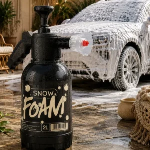 Snow Foam Pulverizador Manual Borrifador Alta Pressão 2 Litros Com 2 Bicos Espuma Automotivo Lavagem Carro Moto Limpeza Jardim - Imagem 4