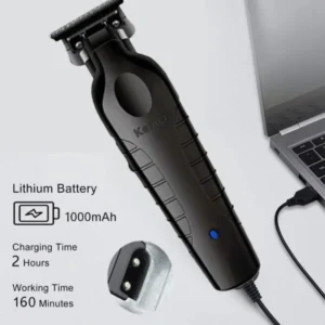 Kit Kemei Máquina de Corte KM-2299 e Acabamento KM-1102 Bivolt - Imagem 7