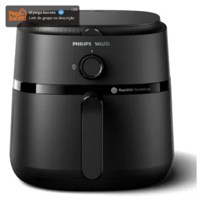 Fritadeira Airfryer Série 1000 XL 220V 1700W Philips Walita NA130 Preta - Imagem 1