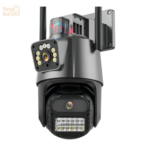 Câmera De Segurança Ip Wifi Jl Protec Ipsky2 Lente Dupla 8mp