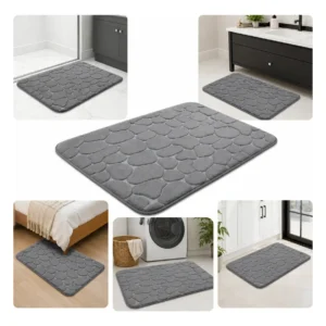 Tapete Banheiro Antiderrapante Macio Absorvente 60x40 - Imagem 3