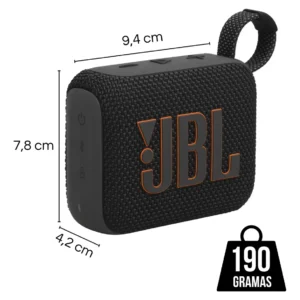Caixa Som Bluetooth Jbl Go 4 Portátil Original Prova D'água - Imagem 4