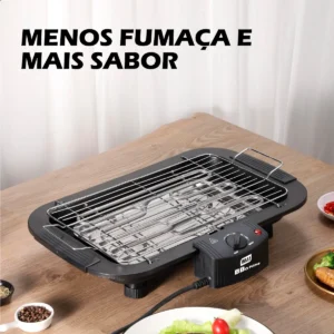 Churrasqueira Elétrica INMA BBQ Prime Com Depósito de Gordura e Termostato Ajustável - Imagem 6