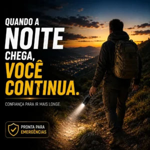 Lanterna Tática Militar Led Potente Alcance 2km Mais Forte - Imagem 6