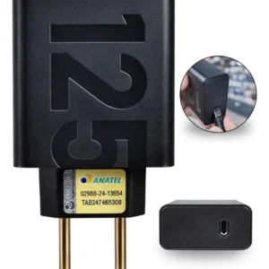 Fonte Carregador Turbo 125w Usb-c Bivolt Compatível Samsung Motorola Xiaomi iPhone | Arca7 - Imagem 1
