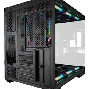 Gabinete Gamer Redragon Wideload Pro Ca-604b-Pro Preto Mid Tower Vidro ATX - Imagem 5