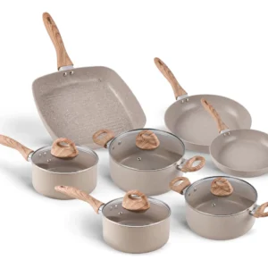 Jogo De Panelas 7 Ceramic Life Smart Plus Areia Brinox - Imagem 1