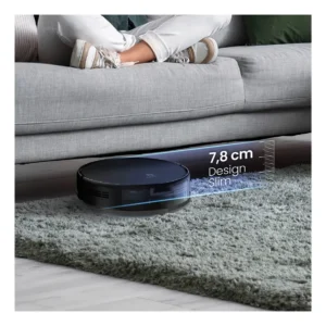 Robô Aspirador De Pó E Passa Pano App Tuya Pandaplus Bivolt Preto - Imagem 6