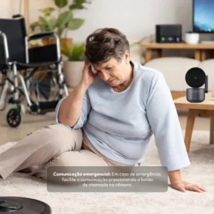 Câmera Segurança Wifi Inteligente Novadigital Cs-call Botão Chamada Onvif Tuya Smart Life Alexa Google App 110V 220V Bivolt Com Fonte Cinza - Imagem 8