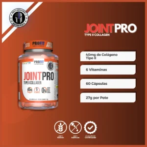 Joint Pro Colágeno Tipo 2 Com Vitamina C - 60caps - Profit Sabor Without flavor - Imagem 4