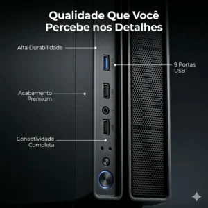 Mini Pc Intel Core I5 16gb Ram Ssd 240gb Wifi 127/220v - Imagem 7