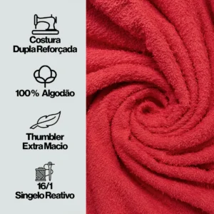 Kit C/ 4 Toalha De Banho Gigante 80 X 150 Cm Atacado + Softmax - Imagem 4