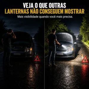 Lanterna Tática Militar Led Potente Alcance 2km Mais Forte - Imagem 3