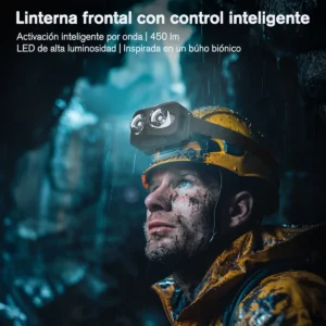 Lanterna de cabeça Philips Linte Smart Gesture Control Lanterna LED super brilhante Bateria de grande capacidade 25 horas de tempo de execução 5w 450lm Sfl334rh - Imagem 6