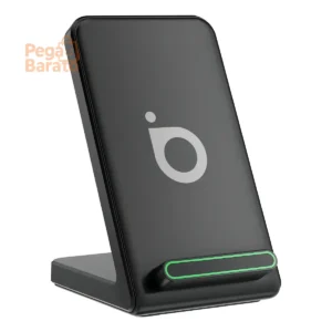 Carregador Indução Basike Ba-wxc009 Para iPhone E Samsung Cor Preto - Imagem 1