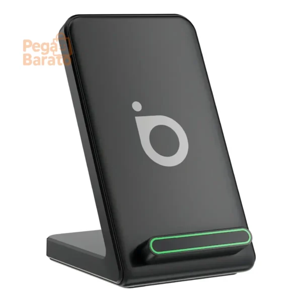 Carregador Indução Basike Ba-wxc009 Para iPhone E Samsung Cor Preto
