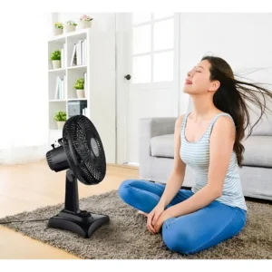 Ventilador De Mesa 30 Cm Preto Multi Turbo Vl302 Frequência 60 Hz Pás Plástico 6 Pás - Imagem 5