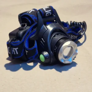 Lanterna de Cabeça Hypercore LED Recarregável com Zoom, para Acampamento, Pesca e Caça - Imagem 3