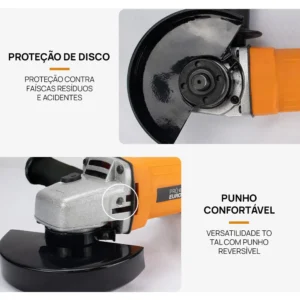 Esmerilhadeira Profissional 720w 115mm 11500rpm Pró Euro 220v - Imagem 5
