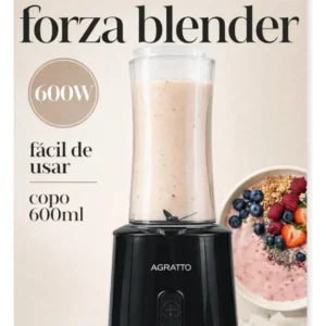 Liquidificador Portátil 600ml com Tampa Squezze Agratto 19183 - Imagem 6
