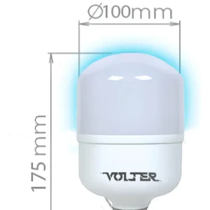 Lâmpada Led Bulbo 6500k Luz Fria 50w Biv E27 Volter Branco-frio - Imagem 4
