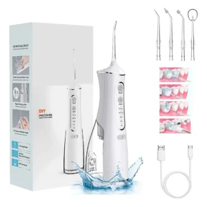 Irrigador Oral Portátil VibePro Gurumania 5 Modos 140psi 300mL Bateria USB - Imagem 1