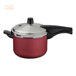 Panela De Pressão 4,5l Tramontina Vancouver Effect 20591-720 Cor Vermelho - Imagem 1
