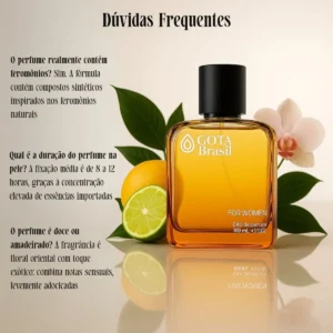 Perfume Feminino Brazilian Attraction For Her 100ml Com Ativos Naturais De Feromonios Essencia Árabe Ativos Sedutores Brasileiros - Imagem 7