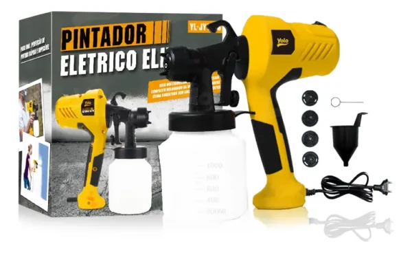 Yolo Pulverizador Tinta 550w 1l - Pistola Elétrica