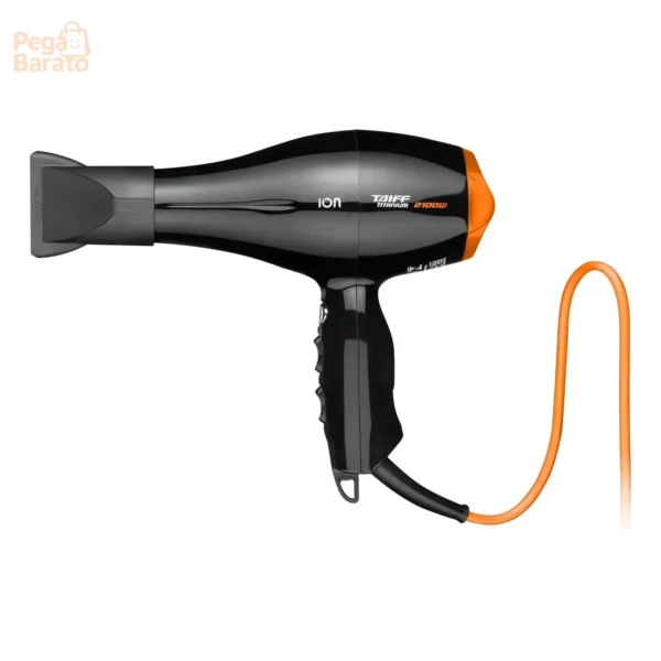 Secador Taiff Titanium Colors Laranja Superpotente 2100w Preto