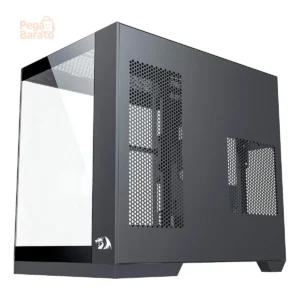 Gabinete Gamer Redragon Wideload Pro Ca-604b-Pro Preto Mid Tower Vidro ATX - Imagem 1