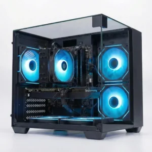 PC Gamer Completo Intel Core i5, Radeon RX 570 8GB, 16GB RAM, SSD 512GB NVMe, Fonte 600W, 5 fans RGB, Monitor LED 23", Preto -BluePC FRAME PGBP-FRM126 - Imagem 4