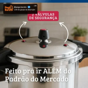 Panela De Pressão Fechamento Externo Profissional 20L Nacional - Imagem 4