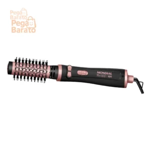 Escova Rotativa Ceramica Tourmaline Ion Golden Rose ERB-01 Mondial - Imagem 1
